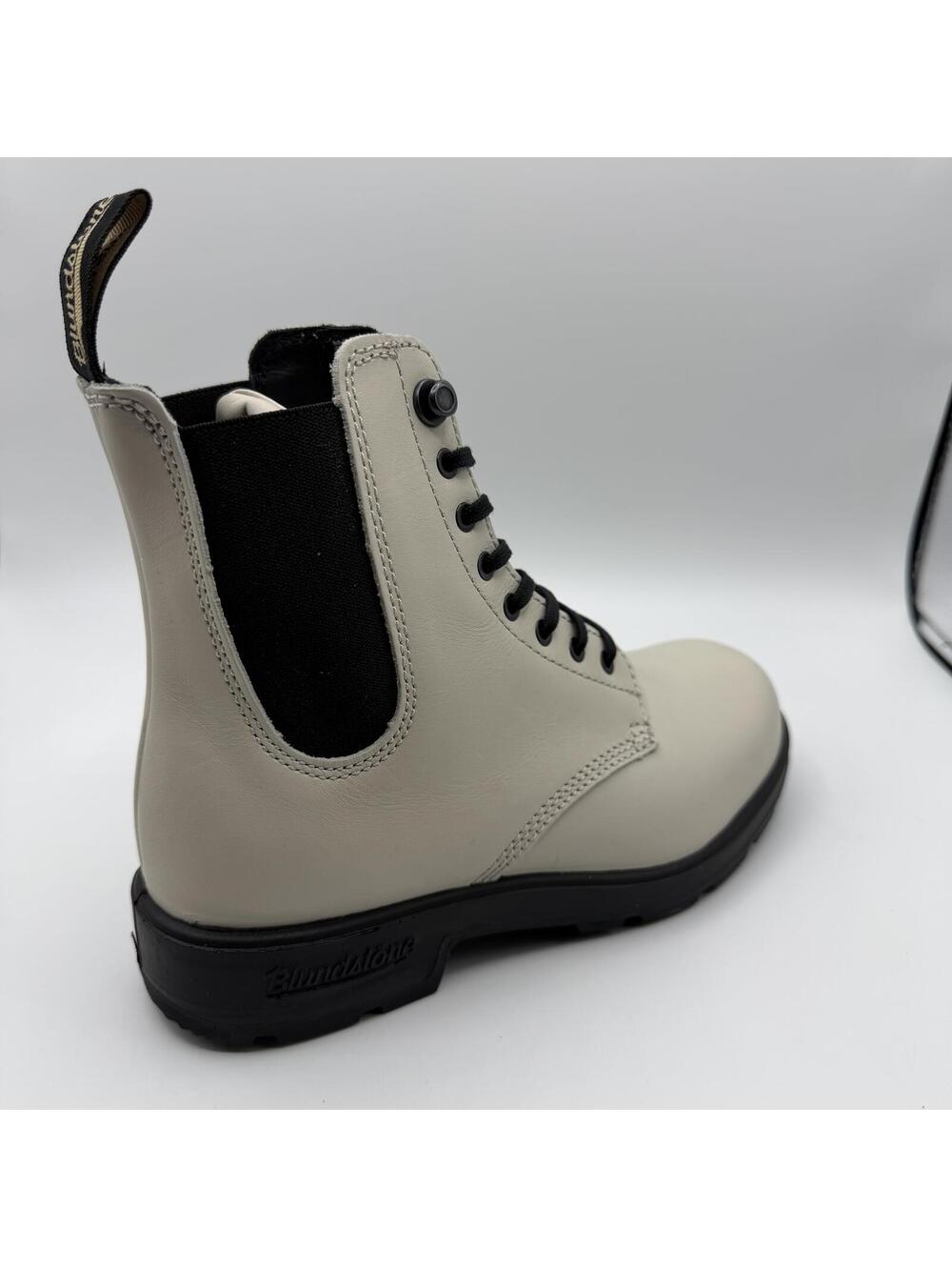 Blundstone 2324 Originals Lace Up Leather Chelsea Boots Oat Women Size 6 - Picture 10 of 11